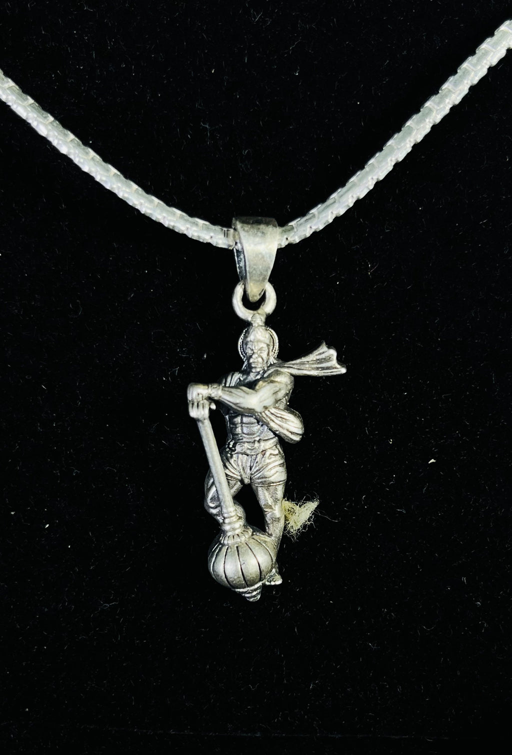 92.5 Sterling Silver Warrior Hanuman Pendant – Symbol of Strength & Protection