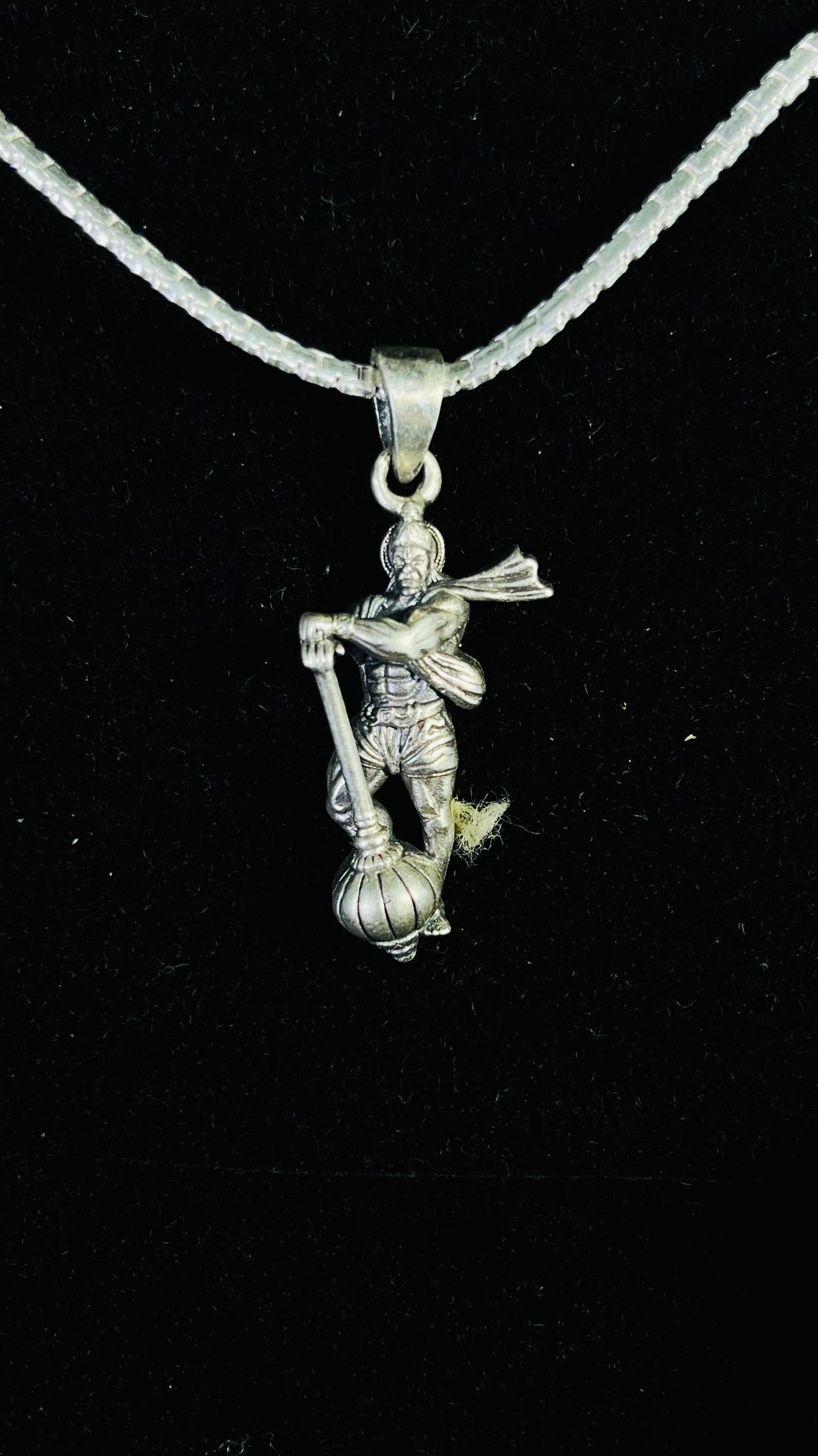 92.5 Sterling Silver Warrior Hanuman Pendant – Symbol of Strength & Protection