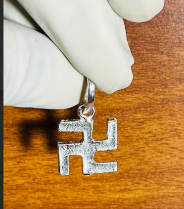 🕉️ Swastik Pendant – Pure Silver | Symbol of Shubh Shakti & Protection