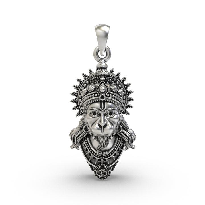 🔥 925 Pure Silver Hanuman Ji Pendant for Men & Women | Intricately Crafted | Lightweight & Durable 🔥