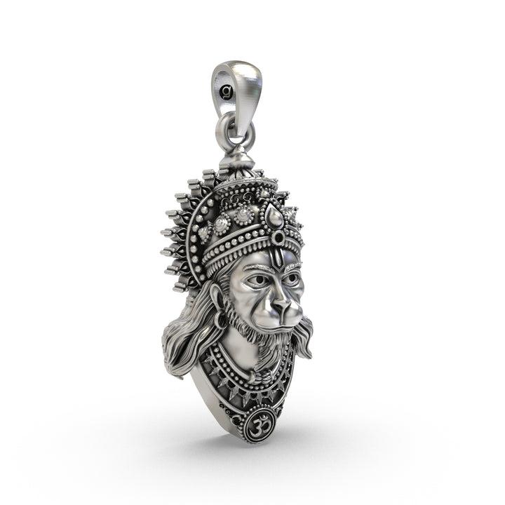 🔥 925 Pure Silver Hanuman Ji Pendant for Men & Women | Intricately Crafted | Lightweight & Durable 🔥